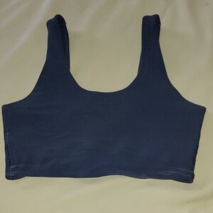 all in motion Eceryday Soft Navy Scoop Seamless Sports Bra Small
